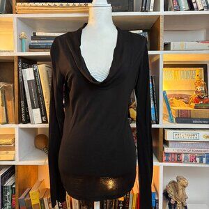 james perse cowl neck top